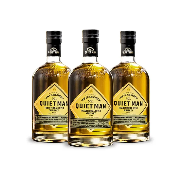 The Quiet Man Traditional Irish Whiskey (3) Bottle Bundle