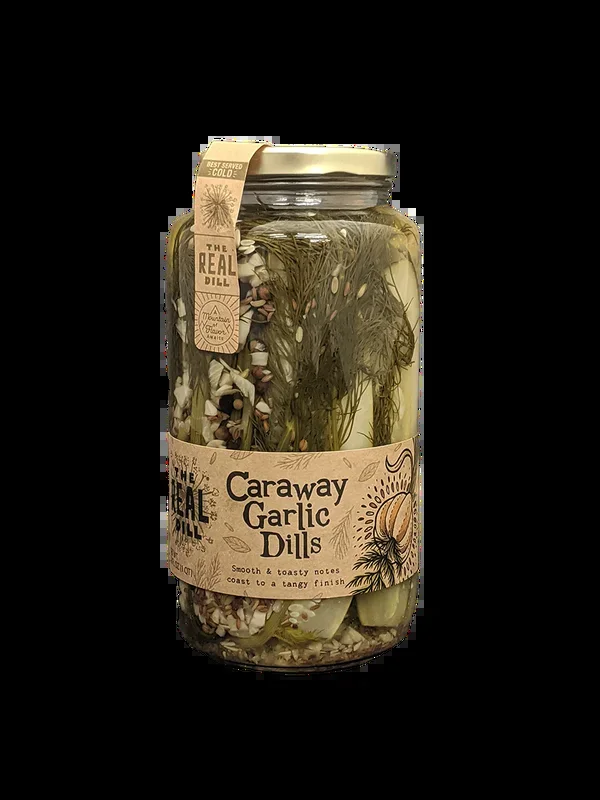 The Real Dill Caraway Garlic Dills 32oz
