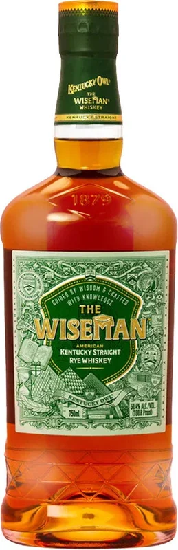 The Wiseman Straight Rye Whiskey by Kentucky Owl 750ml