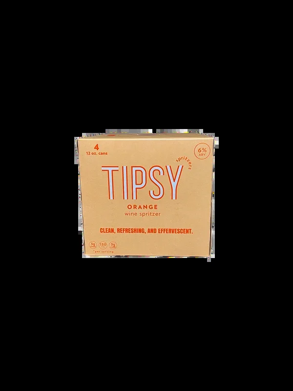 Tipsy Orange Wine Spritzer 4 Pack Cans
