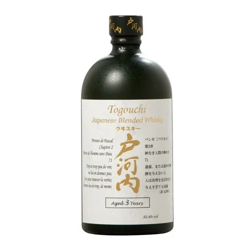 TOGOUCHI WHISKY BLENDED JAPAN 3YR 750ML