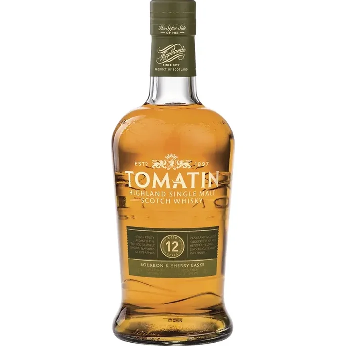 Tomatin Bourbon & Sherry Cask 12 Year Old 750ml