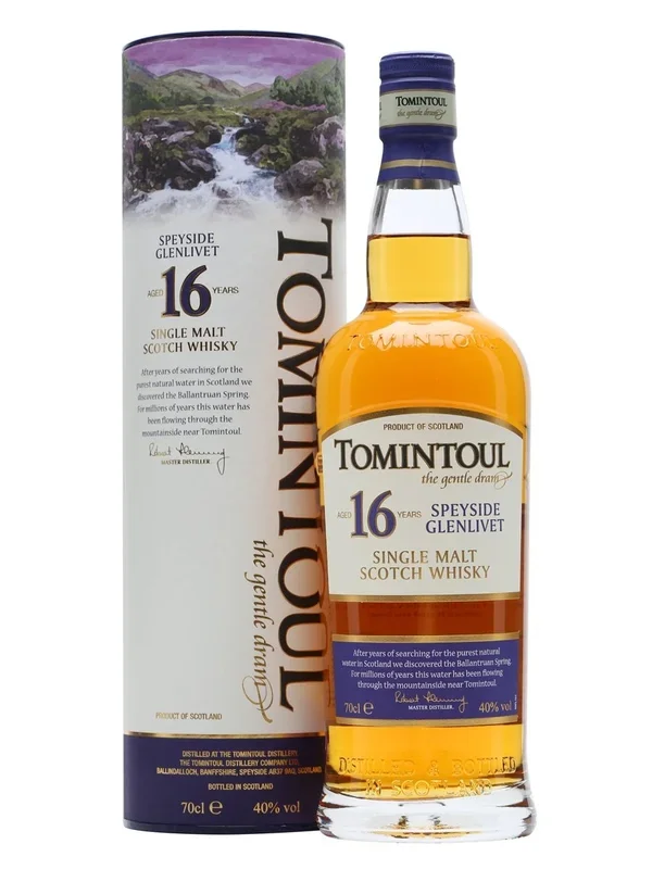 Tomintoul 16 Year Old Speyside Single Malt Scotch Whisky | 700ML