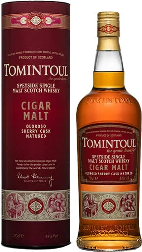 Tomintoul Single Malt Scotch Cigar Malt Oloroso Sherry Cask 750ml