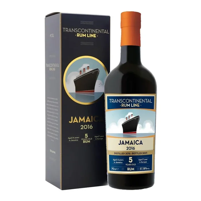 Transcontinental Rum Line Jamaica 2016 5 Year Old Rum 70cl