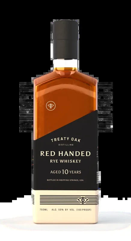 Treaty Oak Red Handed 10 Year Old Rye Whiskey