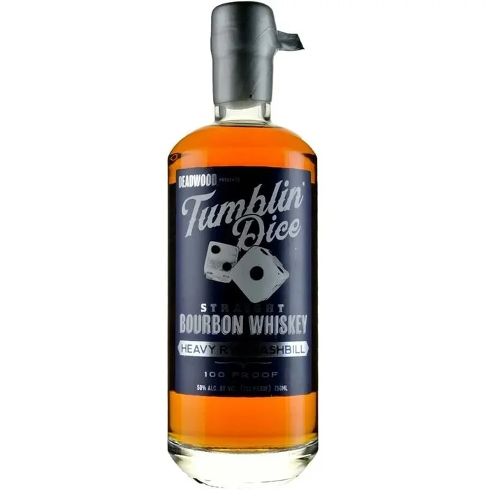 Tumblin’ Dice 100 Proof Heavy Rye Bourbon Whiskey (750mL)