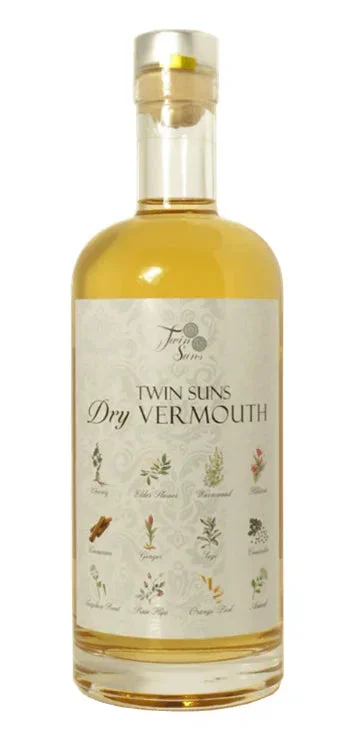 Twin Suns Dry Vermouth – NV (750ml) Mevushal