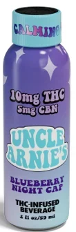 Uncle Arnie’s 2oz Minis Blueberry Night Cap THC-Infused Beverage