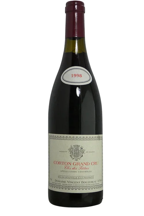 Vincent Bouzereau Corton Grand Cru Clos des Fietres – 1998 (750ml)