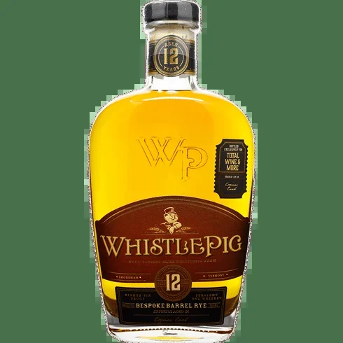 WhistlePig 12 Year Old World Rye Bespoke Blend Barrel Select Whiskey