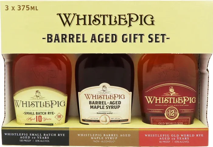 Whistlepig Barrel Aged GIft Set 3x375ml