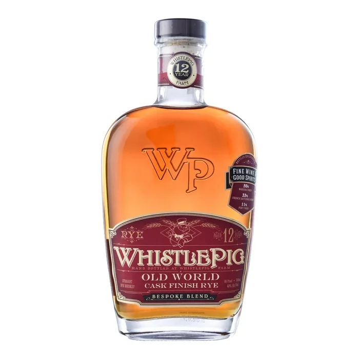 Whistlepig Straight Rye 12 Year Whiskey Bespoke Old World Sherry Casks