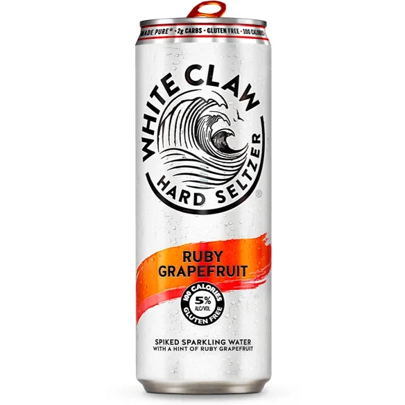 White Claw Hard Seltzer Ruby Grapefruit 6pk