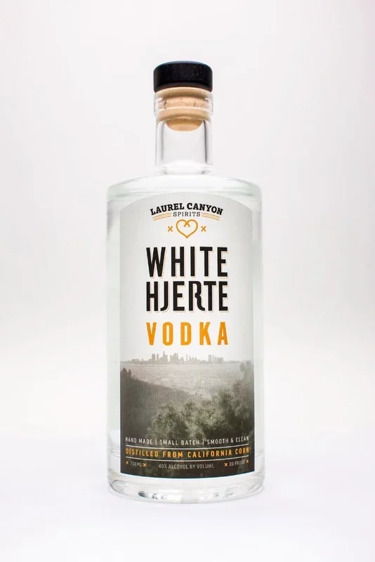 WHITE HJERTE VODKA CALIFORNIA 750ML