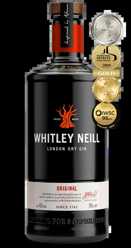 WHITLEY GIN DRY ORIGINAL UNITED KINGDOM 750ML