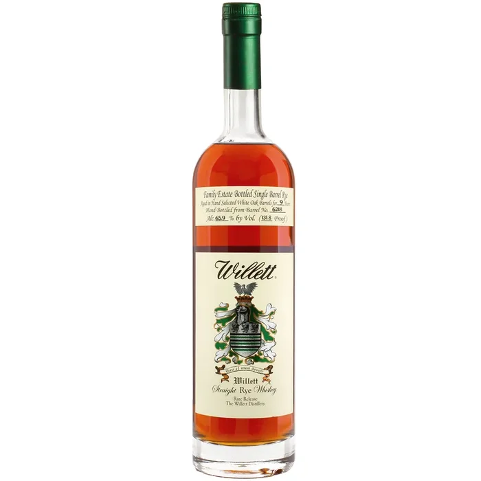 Willett Family Estate 9 Years Single Barrel Straight Rye Whiskey