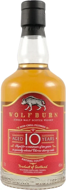 Wolfburn Single Malt Scotch Whiskey 10 Year Old 700ml