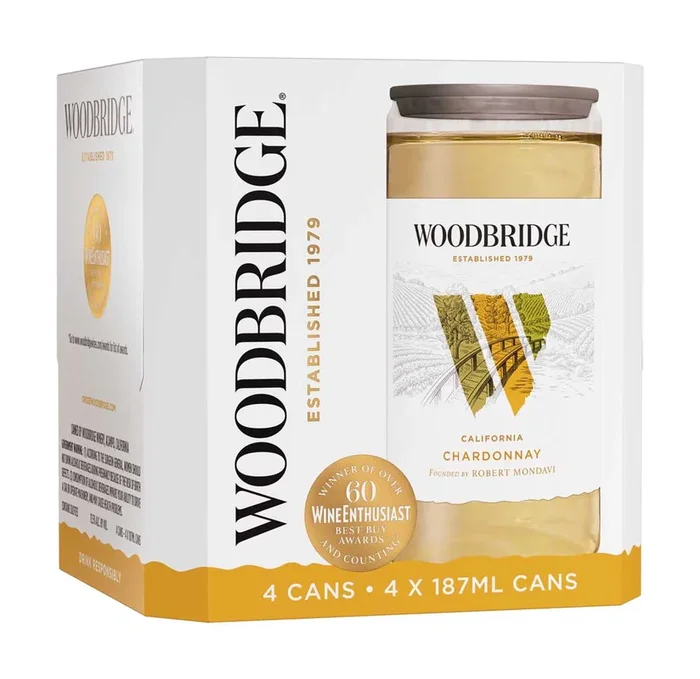 Woodbridge Chardonnay 187ml 4pk Can