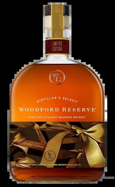 WOODFORD RESERVE BOURBON DISTILLERS SELECT HOLIDAY ARTIST BOTTLE KENTUCKY 90.4PF 1LI