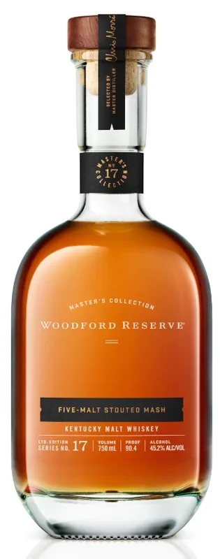 WOODFORD RESERVE BOURBON MASTERS COLLECTION FIVE MALT STOUTED MASH LIMITED EDITION SERIES 17 KENTUCKY 750ML