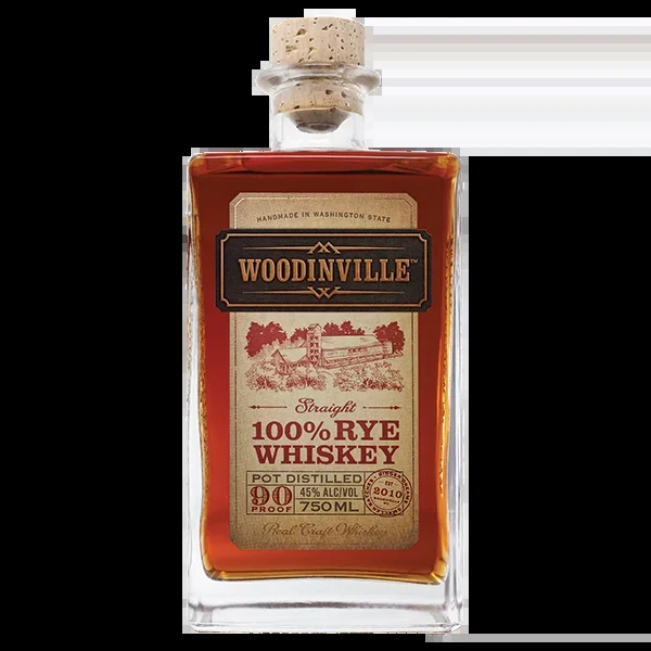 WOODINVILLE WHISKEY RYE STRAIGHT WASHINGTON 750ML