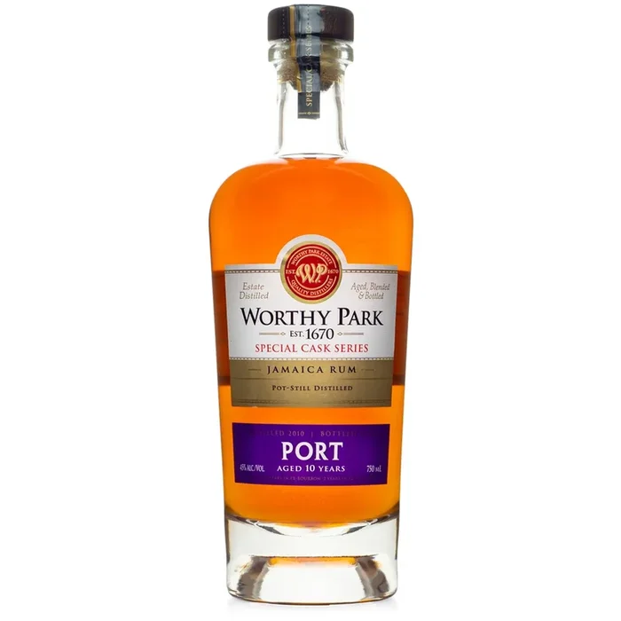 WORTHY PARK RUM PORT SPECIAL CASK SERIES JAMAICA 10YR 750ML