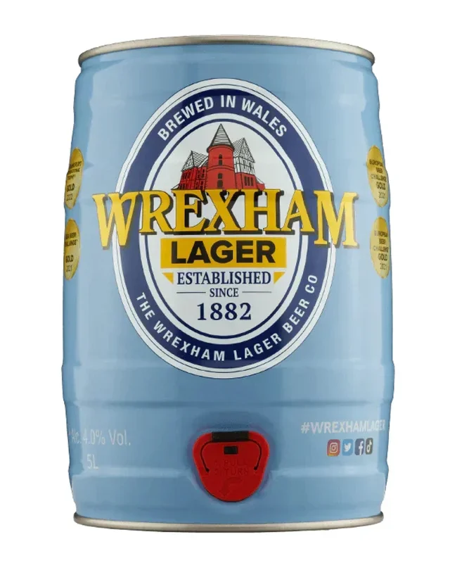 Wrexham Lager Mini Keg, 5 L