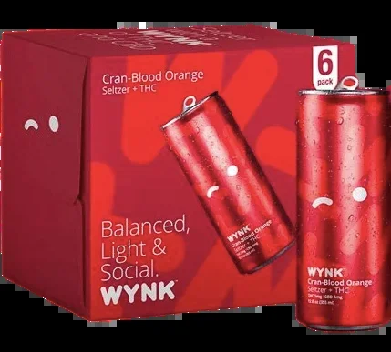 Wynk Cran-Blood Orange Seltzer + THC 5mg