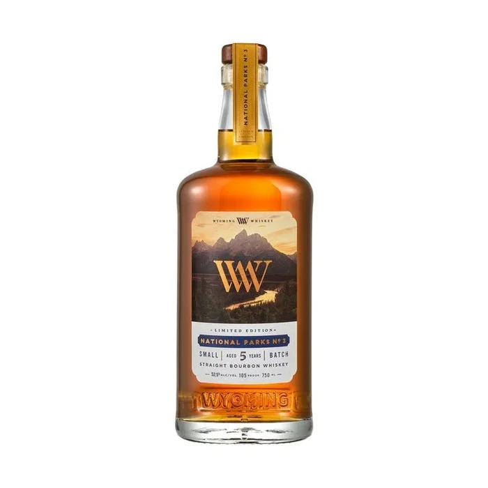 Wyoming Whiskey National Parks No. 3 Small Batch 5 Year Old Straight Bourbon Whiskey